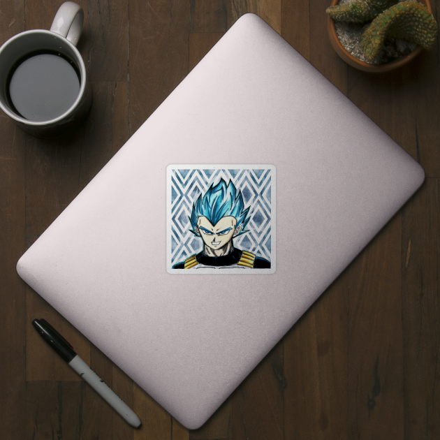 super saiyan blue god vegeta by jorge_lebeau